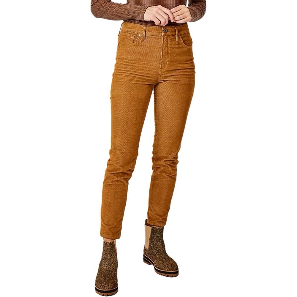 Carve Designs NWT Skyler Skinny Corduroy High Rise Straight Cocoaâ Pants